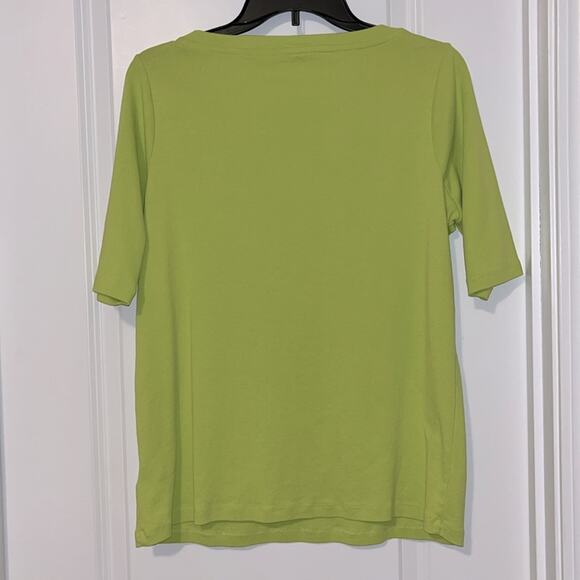 Jones New York Sport Lime Green Top - Picture 5 of 8